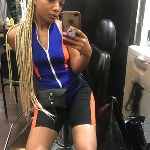 COLOR BLOCK ONSIE WORN TWICE